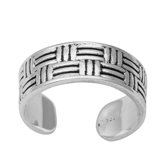 Mooneye Open Adjustable Chandi Bichiya For Women 925 Sterling Silver Simple Toe Rings