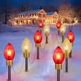 Moonflor Strawberry Jumbo C9 AIF4 Christmas Lights Outdoor 2 17FT 10