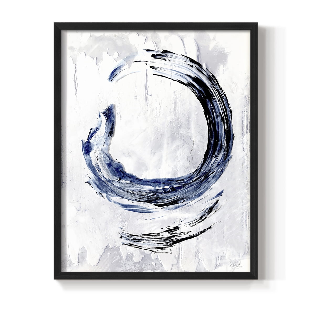 Moonglade I in Black Solid Wood 22 x 28 Framed Print