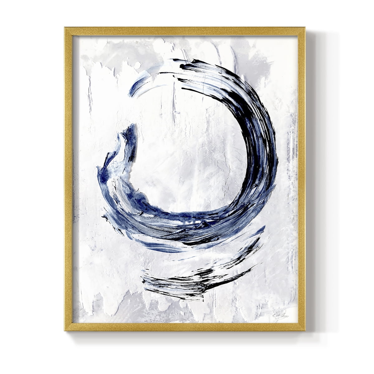 Moonglade I in Gold Solid Wood 8 x 10 Framed Print
