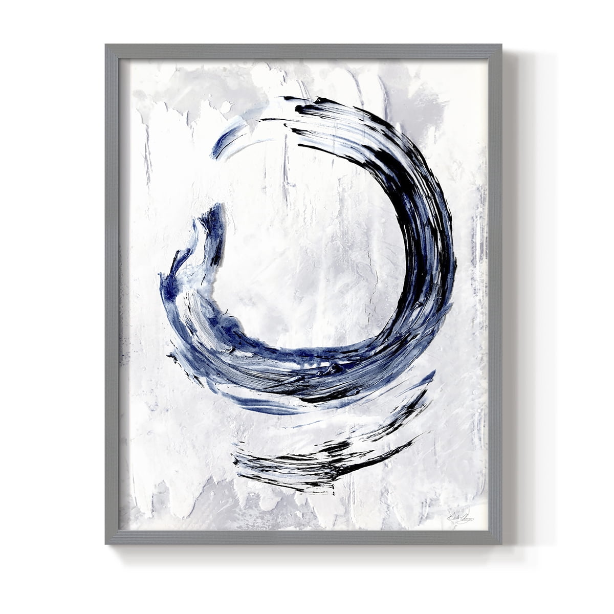 Moonglade I in Gray Solid Wood 16 x 20 Framed Print