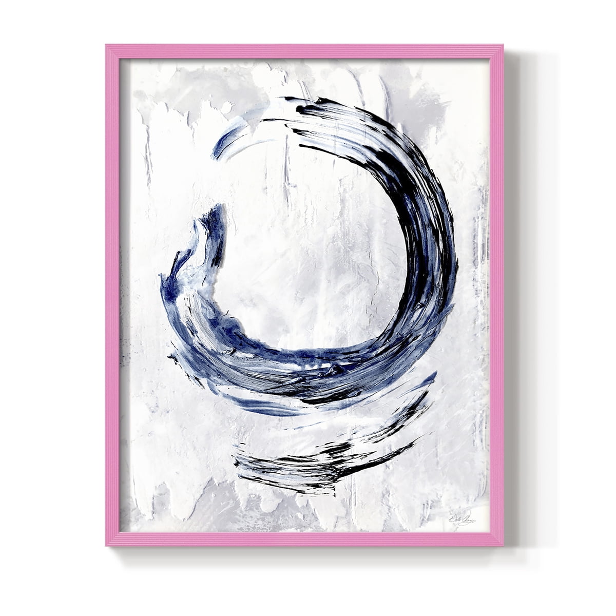 Moonglade I in Pink Solid Wood 11 x 14 Framed Print