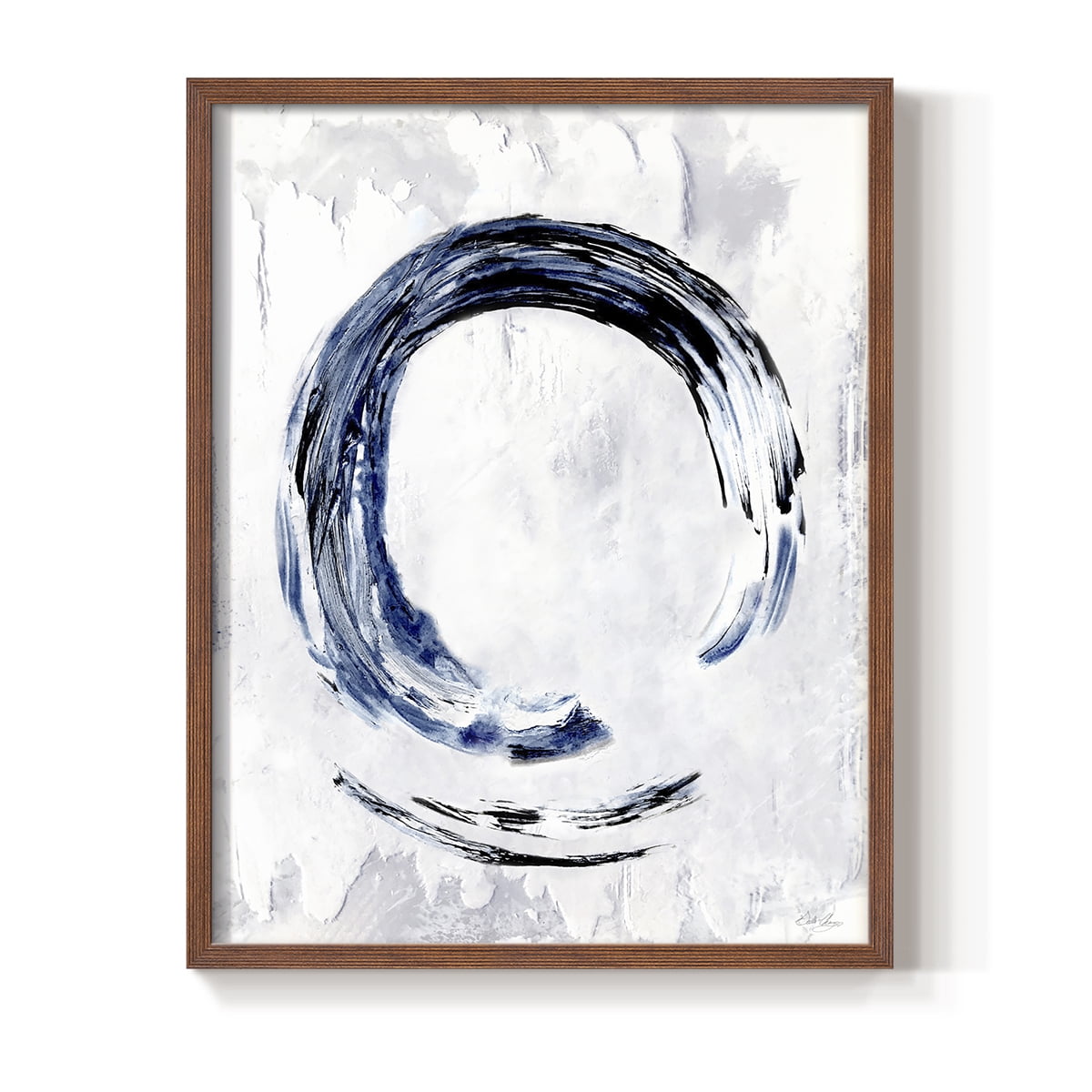 Moonglade II in Brown Solid Wood 11 x 14 Framed Print