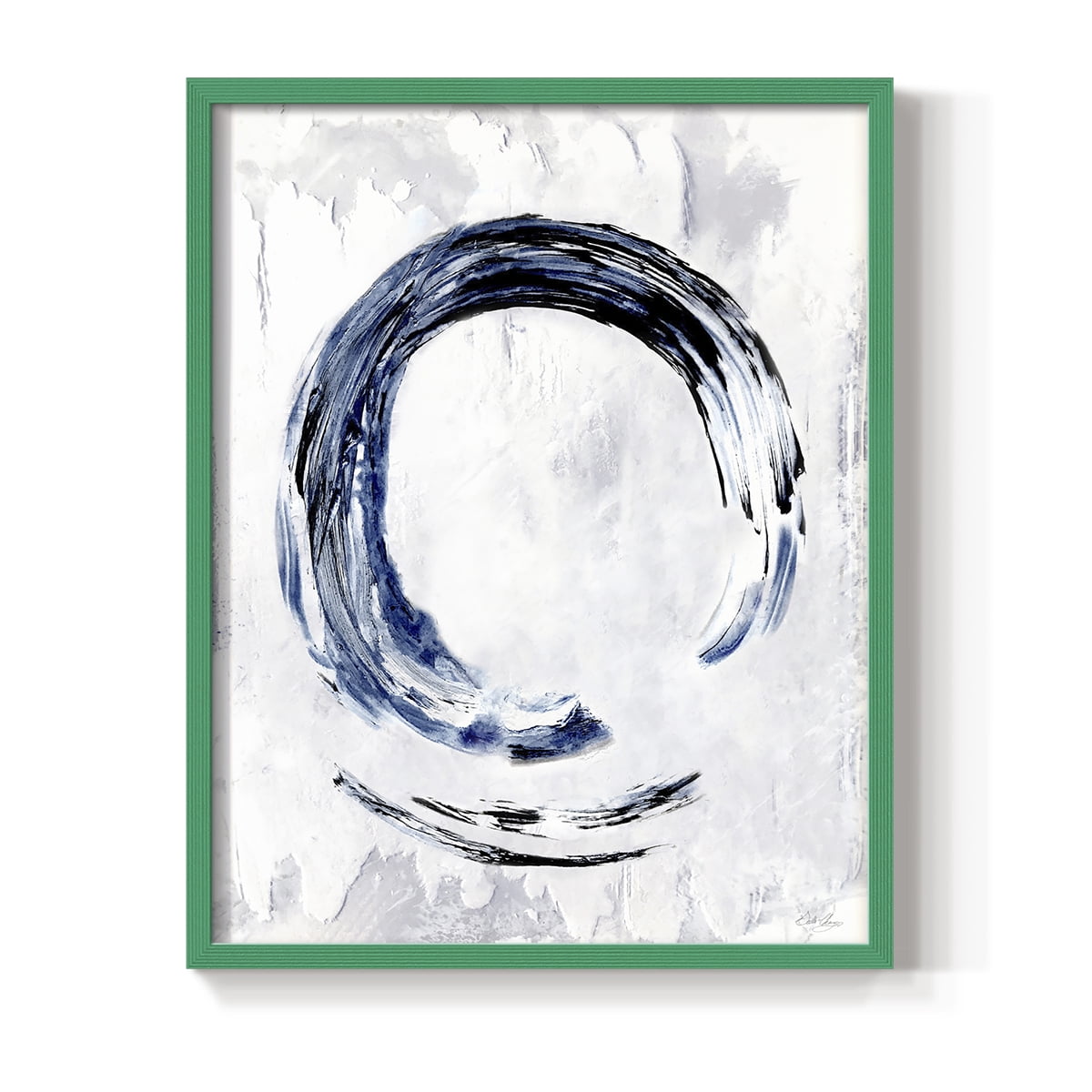 Moonglade II in Green Solid Wood 8 x 10 Framed Print
