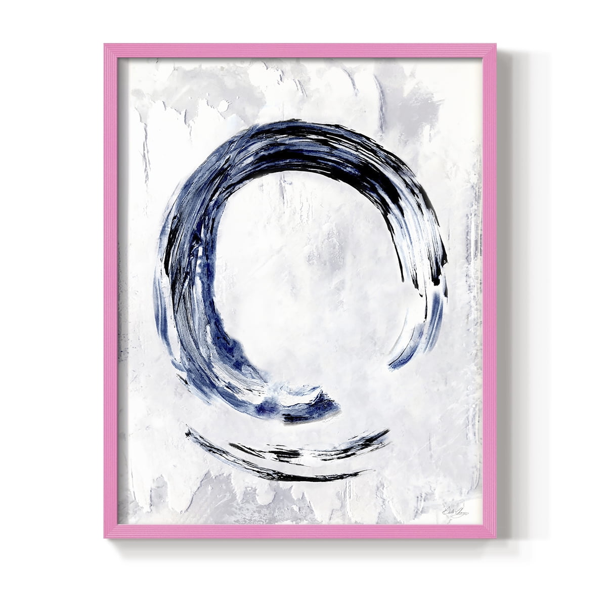 Moonglade II in Pink Solid Wood 11 x 14 Framed Print