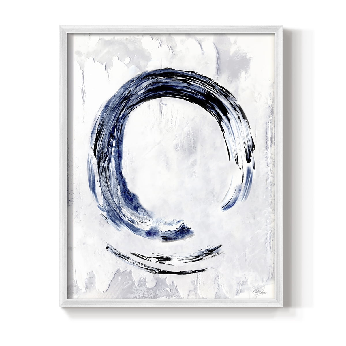Moonglade II in White Solid Wood 8 x 10 Framed Print
