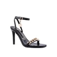 thumbnail image 1 of Mooning High Heeled Metal Chain Strap Sandals, 1 of 11