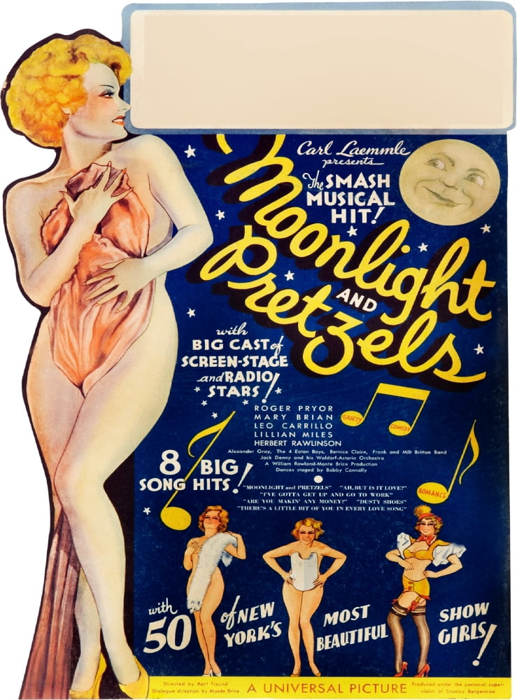 Moonlight And Pretzels U Canvas Art - (24 x 36)