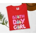 thumbnail image 1 of Moonlight Apparel Birthday Girl Shirt for Toddlers Party Multi-Color T-Shirt with Cute Cartoon Dogs Kids Birthday Outfit for Girls, 1 of 6