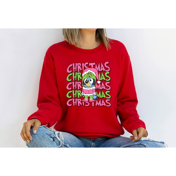 Moonlight Apparel Funny Christmas Graphic T-Shirt Women & Teens Cute Grumpy Holiday Creature Shirt Santa Costume Xmas Top Festive Matching Family Gift Short Sleeve Casual Unisex Tee