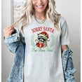 thumbnail image 1 of Moonlight Apparel Funny Christmas T-Shirt for Women Sorry Santa I’ve Been Feral Raccoon Holiday Tee Cute Graphic Santa Shirt Cozy Christmas Top, 1 of 7