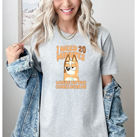 Moonlight Apparel Funny Introvert T-Shirt I Need 20 Minutes Graphic Tee Comfort Multi-Colors Shirt Coffee Lover Humor Shirt for Adults Cartoon Dog Graphic Sarcastic Mood Tee Funny Gift Idea