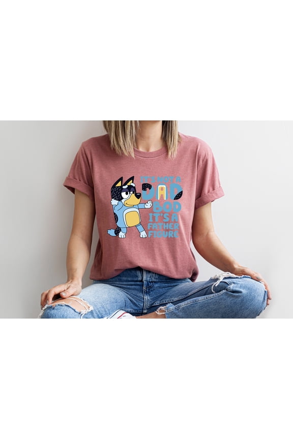 Funny Multicolor Dad Bod Graphic T-Shirt Father Figure Cartoon Tee for Men Retro Humorous Unisex Cotton Shirt for Father’s Day & Gifts