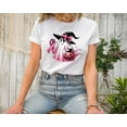 thumbnail image 1 of Moonlight Apparel Halloween Pink Ribbon Ghost T-Shirt for Women Breast Cancer Awareness Witch Hat Pumpkin Tee Cute October Spooky Season Support Shirt Fall Graphic Top for Casual Holiday Style, 1 of 5