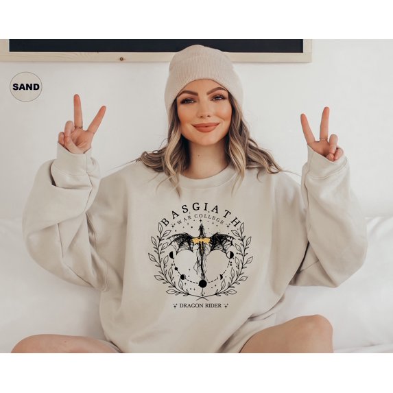 Moonlight Apparel Sweatshirt Women's Long Sleeve Oversized Pullover for Winter Crewneck Funny Graphic Sweater Soft Fleece Loungewear & Stylish Shirt Casual Wear