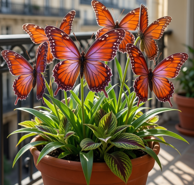 Moonlight Butterfly - Hosta-Planting For Spring- Hosta Bulbs-Ornamental ...