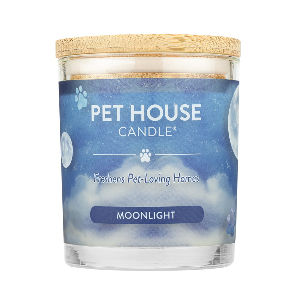 Moonlight Scented Soy Jar Candle with Amber and Lavender