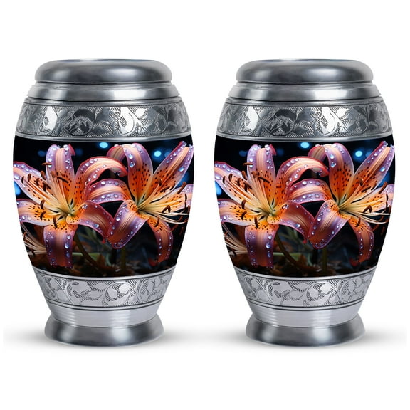 Moonlight Cremation Urn Human Ashes - Small Decorative Urn - Adult Funeral Urn - Cremation Keepsake Urns For Ashes - Urn - Cremation Burial Urns - Funeral Cremation Urns For Ashes (Size-3inch,2pcs)
