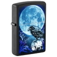 thumbnail image 1 of Moonlight Crow Design Blacklight Black Matte Pocket Lighter, 1 of 7