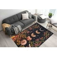 thumbnail image 1 of Moonlight Garden Rug, Moon Rugs, Floral Rug, Modern Rug, Accent Rug, Corridor Rug, Gift For The Home, Boho Rug, Large Rug, Luxury Rug, 3.3'x5' - 100x150 cm, 1 of 5