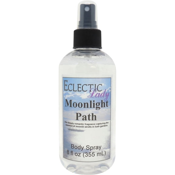 Moonlight Path Body Spray, Eclectic Lady, Hydrating Mist, Unisex (Double Strength), 8 oz