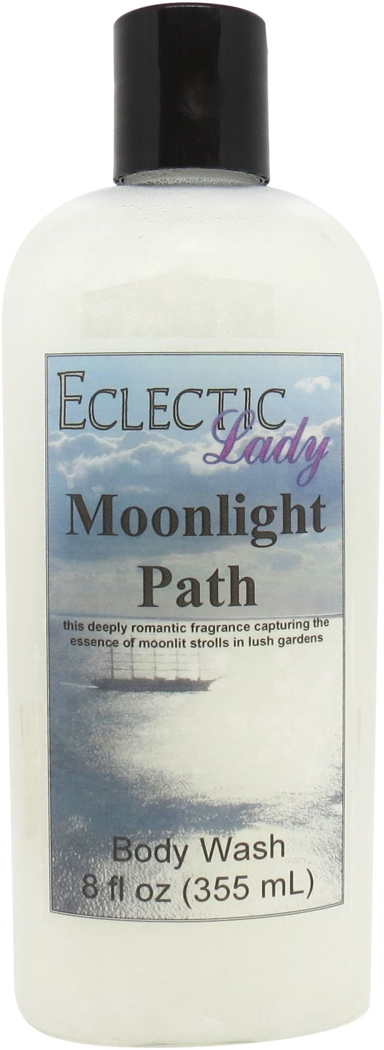 Moonlight Path Body Wash by Eclectic Lady, Liquid Shower Gel for Women and Men, 8 Ounces