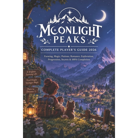 Moonlight Peaks Complete Player's Guide 2026: Farming, Magic, Potions, Romance, Exploration, Progression, Secrets & 100%, (Paperback)