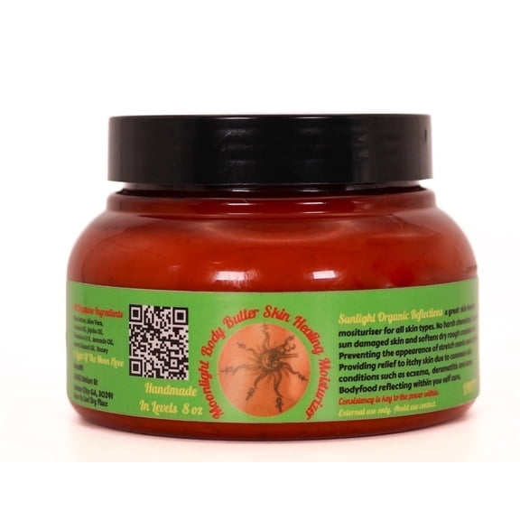 Moonlight 8 oz Hydrating Moisturizer Aloe Vera, Shea Butter & Coconut Soothes Dry & Sensitive Skin