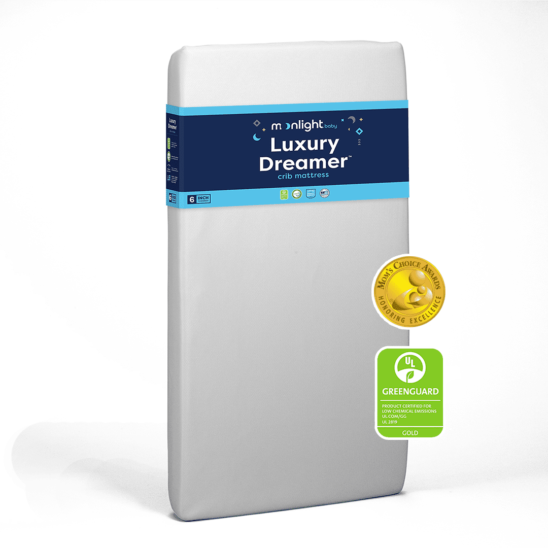 Luxury Dreamer Dual-Sided White Memory Foam Crib Mattress