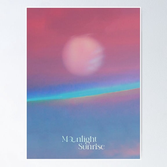 Moonlight Sunrise Poster- Unframed Poster | Wall Art | Perfect For Home Decor & Gifts, 8x12