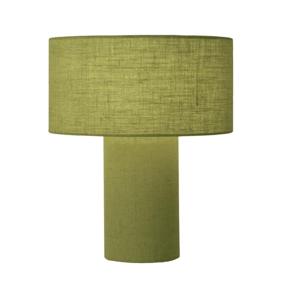 Moonlight Table Lamp - Avocado Fabric Shade