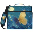 thumbnail image 1 of Moonlight Wings Printed Zipper Binder with Handle&Shoulder Strap 2 inch 3 Ring 500+300 Sheet Capacity File Folder Organizer, 1 of 8