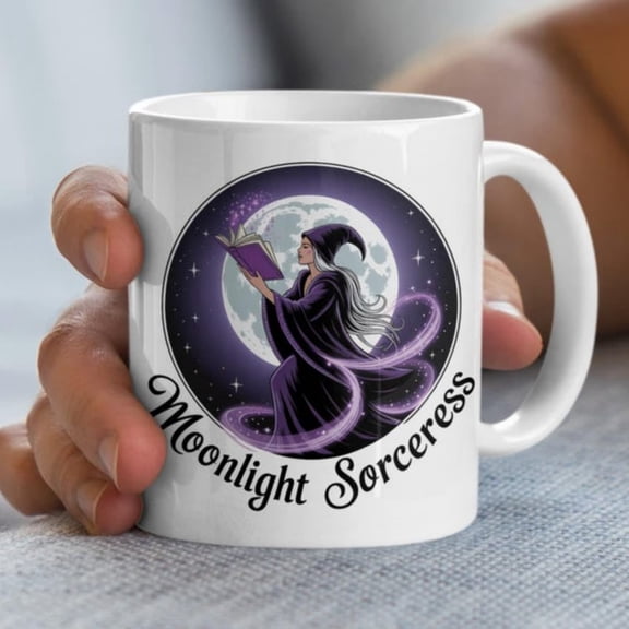 Moonlight rceress Mug Gothic Witchcrafoffee Cup.