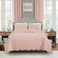 thumbnail image 1 of Moonlight20015 2 Piece Quilt Set Lightweight Ultrasoft Microfiber Bedding Peach Color Twin, 1 of 13