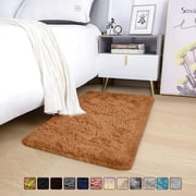 Moonlight20015 Area Rug 2x3ft non-slip Soft Fluffy Shaggy for Living Room Bedroom D cor Beige