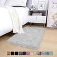 thumbnail image 1 of Moonlight20015 Area Rug 2x3ft non-slip Soft Fluffy Shaggy for Living Room Bedroom Décor White, 1 of 8