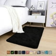 thumbnail image 1 of Moonlight20015 Area Rug 3x5ft non-slip Soft Fluffy Shaggy for Living Room Bedroom Décor Black, 1 of 8