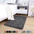 thumbnail image 1 of Moonlight20015 Area Rug 3x5ft non-slip Soft Fluffy Shaggy for Living Room Bedroom Décor Gray, 1 of 8