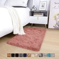thumbnail image 1 of Moonlight20015 Area Rug 3x5ft non-slip Soft Fluffy Shaggy for Living Room Bedroom Décor Pink, 1 of 8