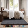 thumbnail image 1 of Moonlight20015 Area Rug 4x6ft non-slip Soft Fluffy Shaggy for Living Room Bedroom Décor Gray, 1 of 8