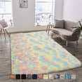 thumbnail image 1 of Moonlight20015 Area Rug 4x6ft non-slip Soft Fluffy Shaggy for Living Room Bedroom Décor Rainbow, 1 of 8