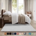thumbnail image 1 of Moonlight20015 Area Rug 4x6ft non-slip Soft Fluffy Shaggy for Living Room Bedroom Décor White, 1 of 9