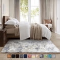 thumbnail image 1 of Moonlight20015 Area Rug 5x7ft non-slip Soft Fluffy Shaggy for Living Room Bedroom Décor Tye Dye Light, 1 of 8