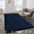 thumbnail image 1 of Moonlight20015 Area Rug 6x9ft non-slip Soft Fluffy Shaggy for Living Room Bedroom Décor Navy, 1 of 8