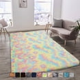 thumbnail image 1 of Moonlight20015 Area Rug 8x10ft non-slip Soft Fluffy Shaggy for Living Room Bedroom Décor Rainbow, 1 of 8