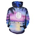 thumbnail image 1 of Moonlit Beach Serenity Men's Women New Sweatshirt Hoodie Men's Plus Size Sweatshirt Hooded Sweatshirt 3d Printed Street Men's Cloth, 1 of 6