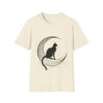 thumbnail image 1 of Moonlit Cat Graphic T-Shirt - Choose from Two Colors, 1 of 8