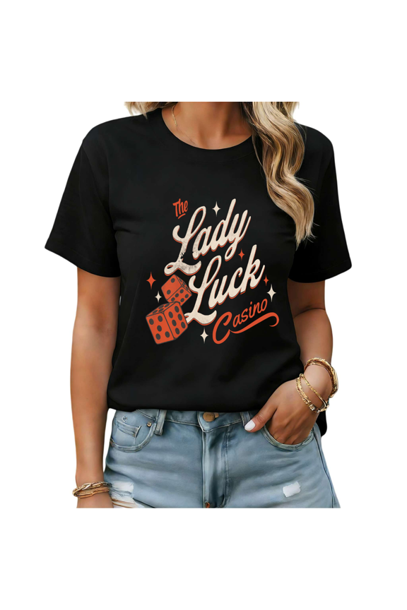 Moonlit Dust Motel Retro Desert Car Graphic Tees Womans Tshirt Shirts Black White S-5XL Tops