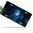 thumbnail image 1 of Moonlit Forest Front License Plate, Metal License Plate, Funny Standard Plates Personalized Novelty Decorative For Men/Women/Boys/Girls Car 6×12 Inch, 1 of 6