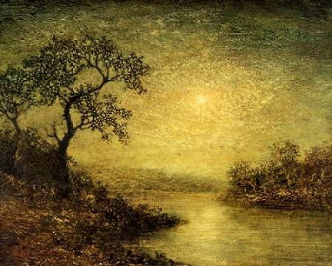 Moonlit Landscape Canvas Art - Ralph Albert Blakelock (20 x 24)